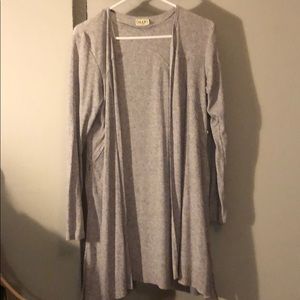 Gray cardigan size medium
